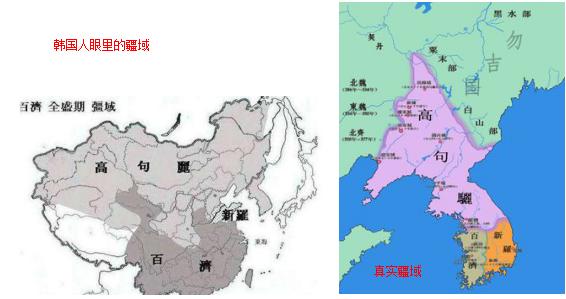 韩国历史疆域图:中国和日本都只是我们的附属国而已,厚颜无耻!