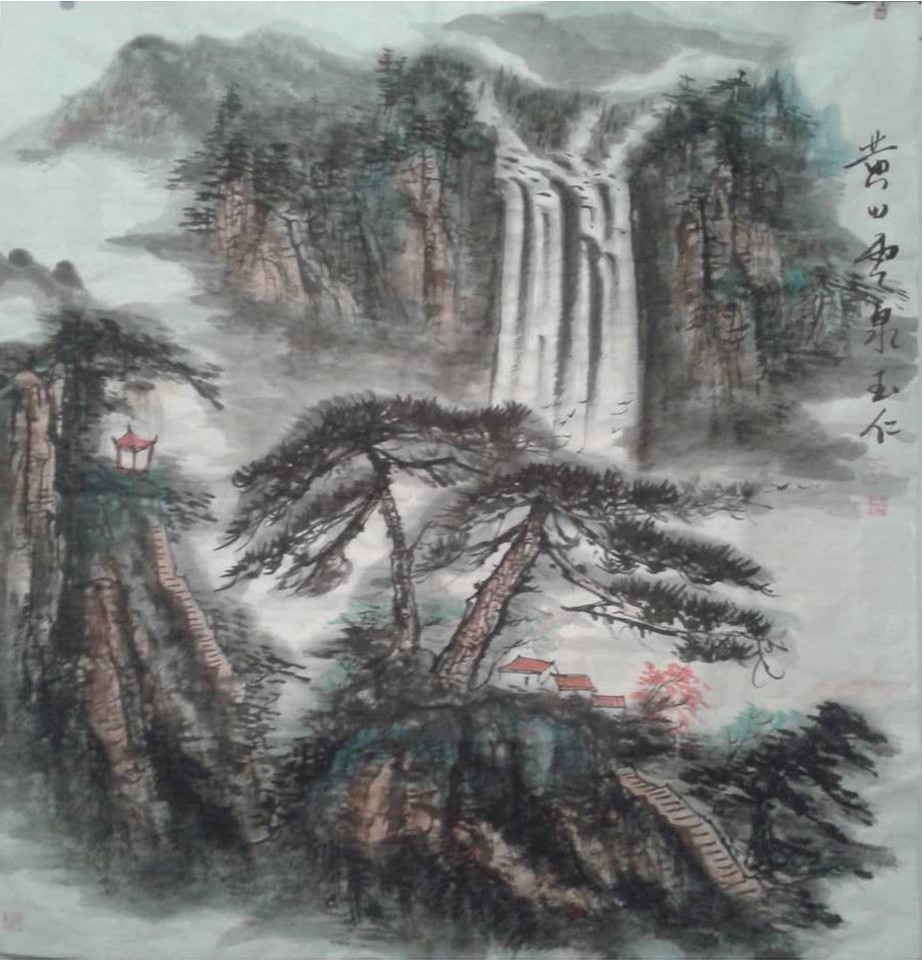 艺术赏析:画家孙玉仁,自幼喜爱绘画,得到张延青刘玉璞老师指教