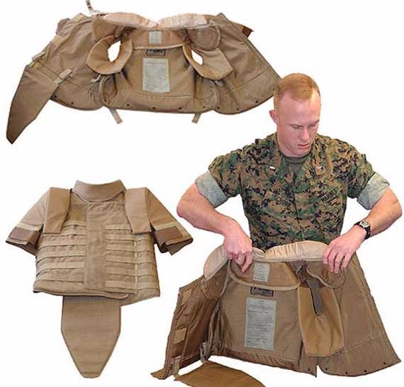 龙鳞甲:是美国尖峰装甲公司推出的一种防弹衣,由小块的陶瓷防弹瓦和