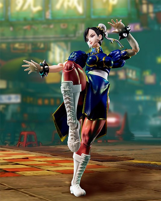 万代 shf 街霸5 street fighter v 春丽 chunli