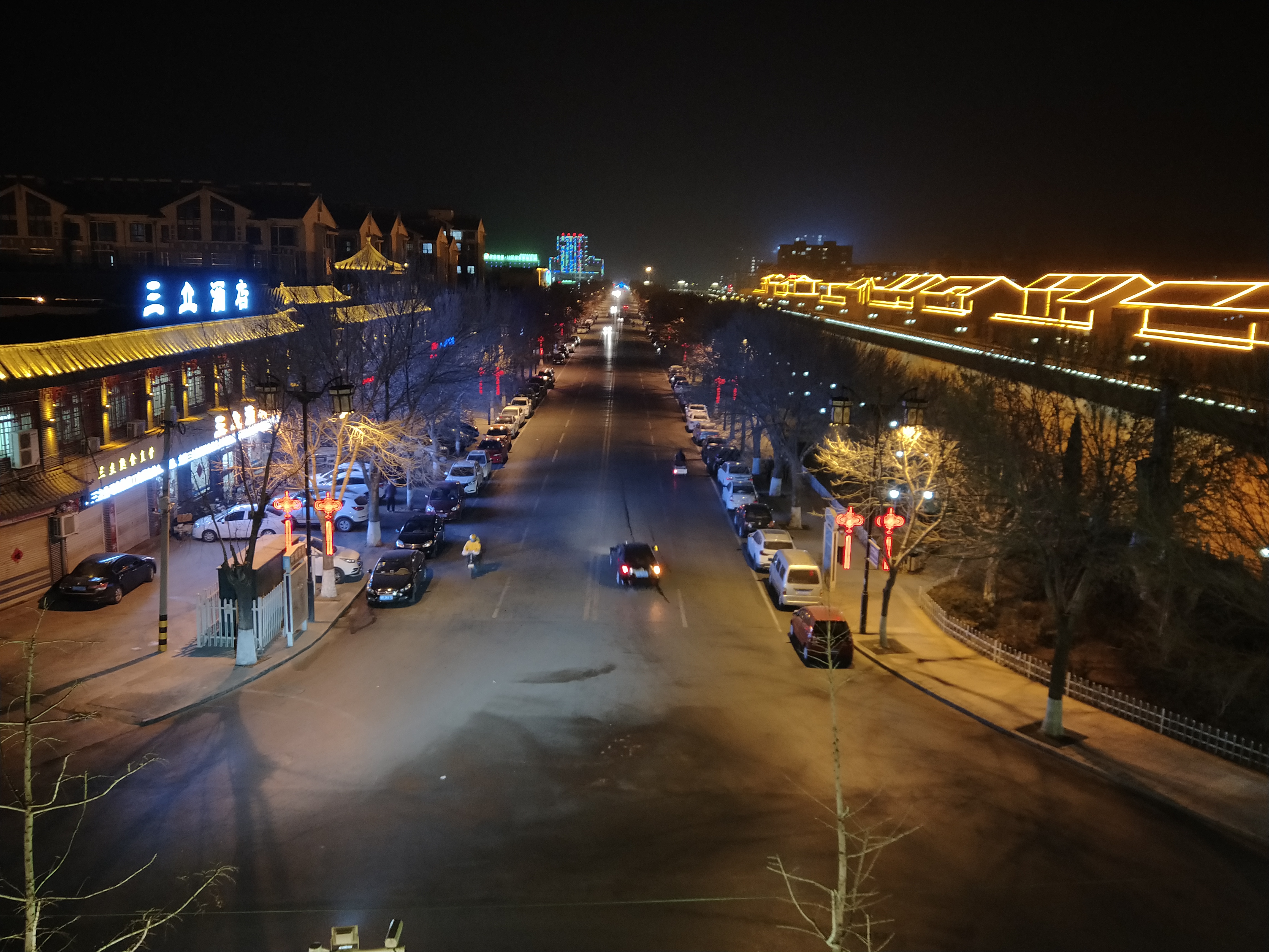 美丽的惠民县城夜景