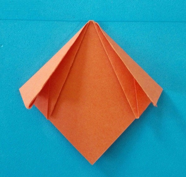 双三角形的折法图片