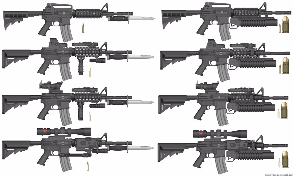 图为m4a1卡宾枪.