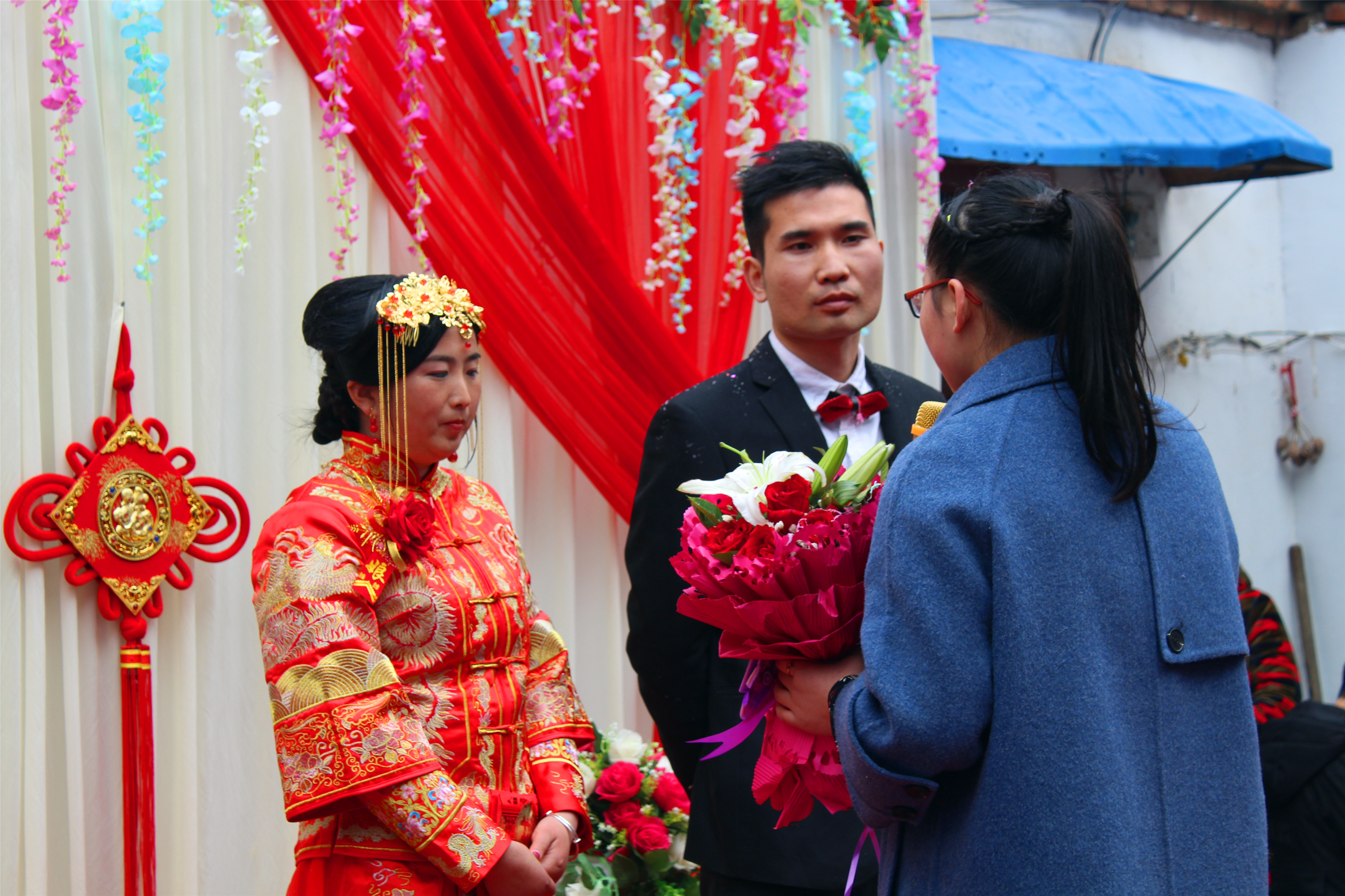 周口风情婚礼现场实拍:很多人感动落泪
