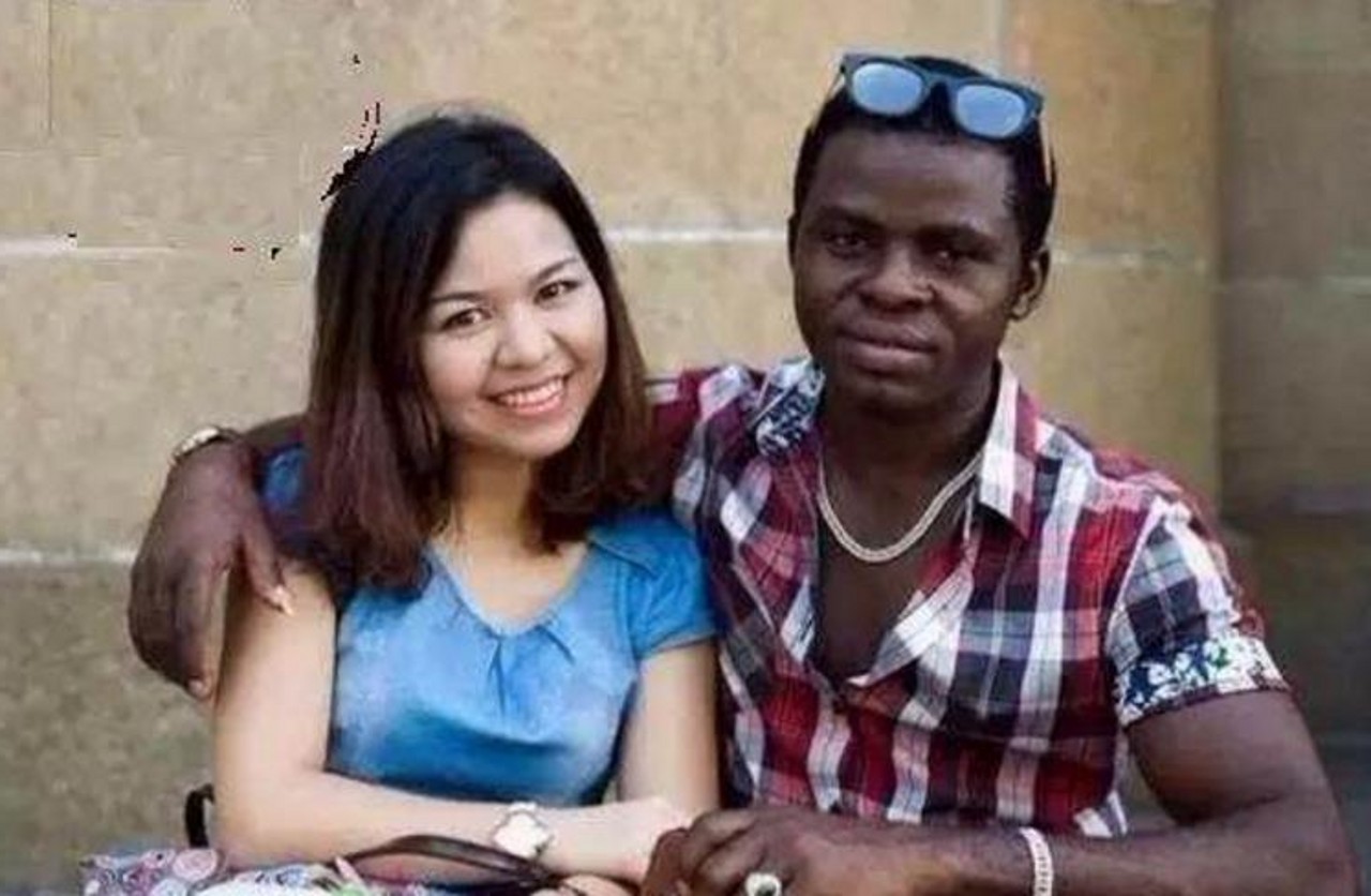 远嫁非洲的中国女子图片