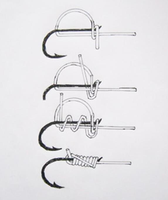 鱼钩连接主线的绑法图片