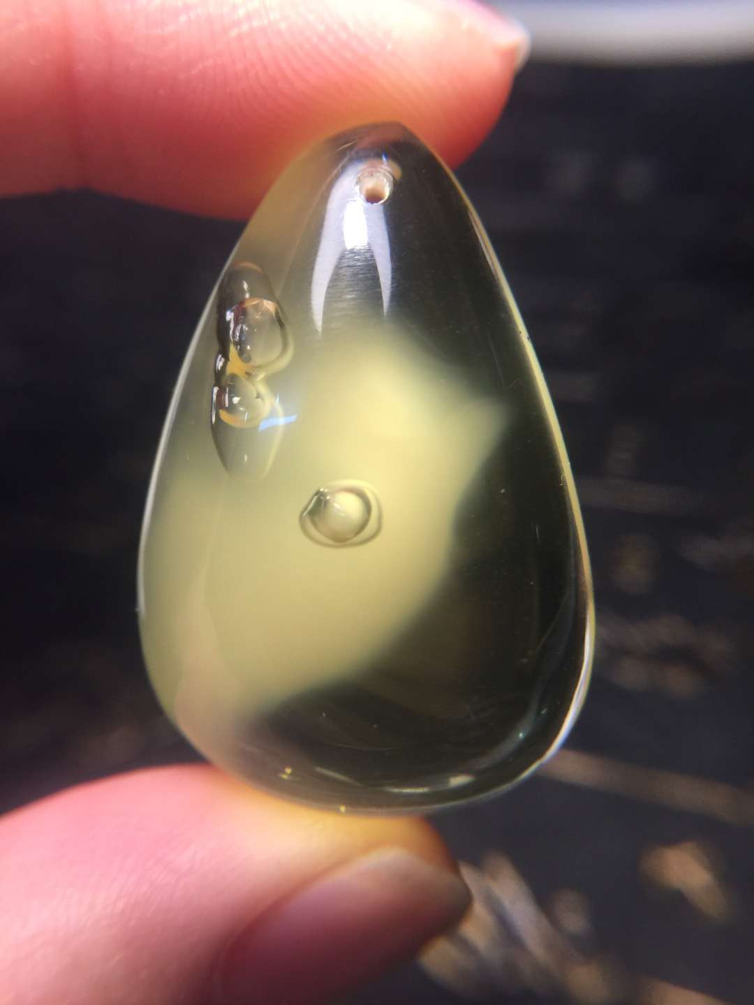 水胆琥珀,亿万年前的灵动