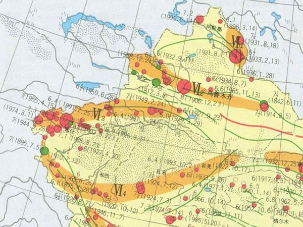 新疆地震带图片