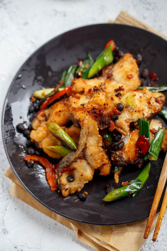 想念了很久的,四川风味的豆豉鱼块