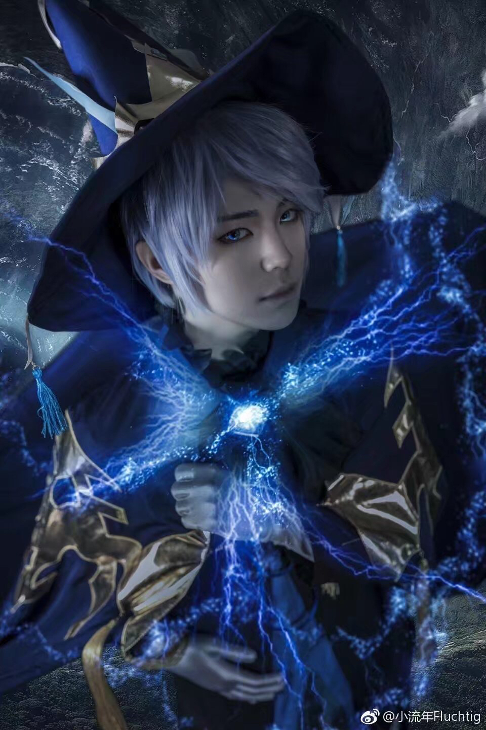 帅气小哥cosplay魔法师 王不留行