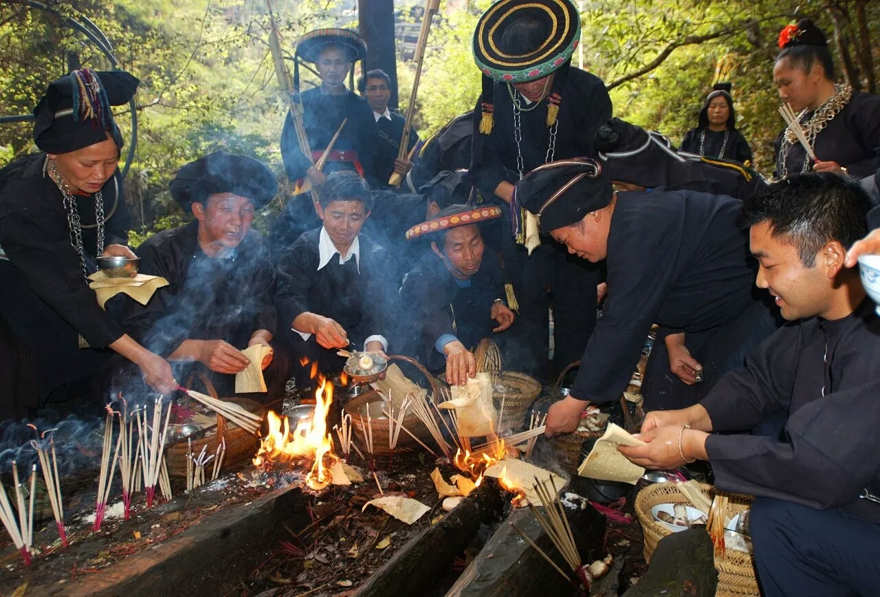 黔东南二月二祭桥节:祭桥煮红蛋,踩鼓吹芦笙