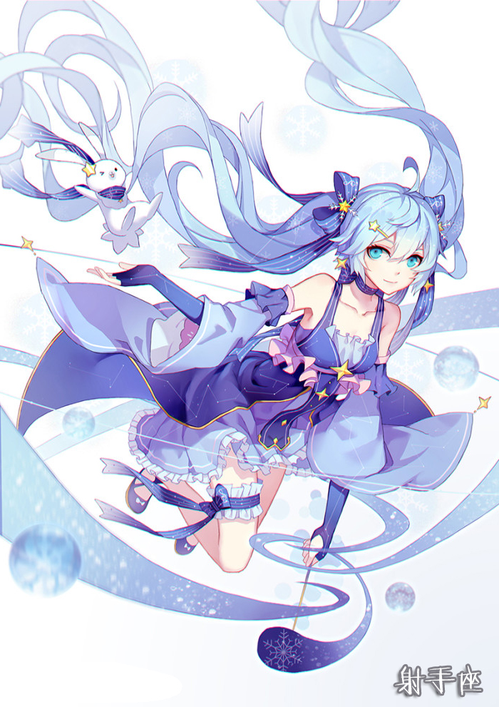 十二星座专属的初音未来插画