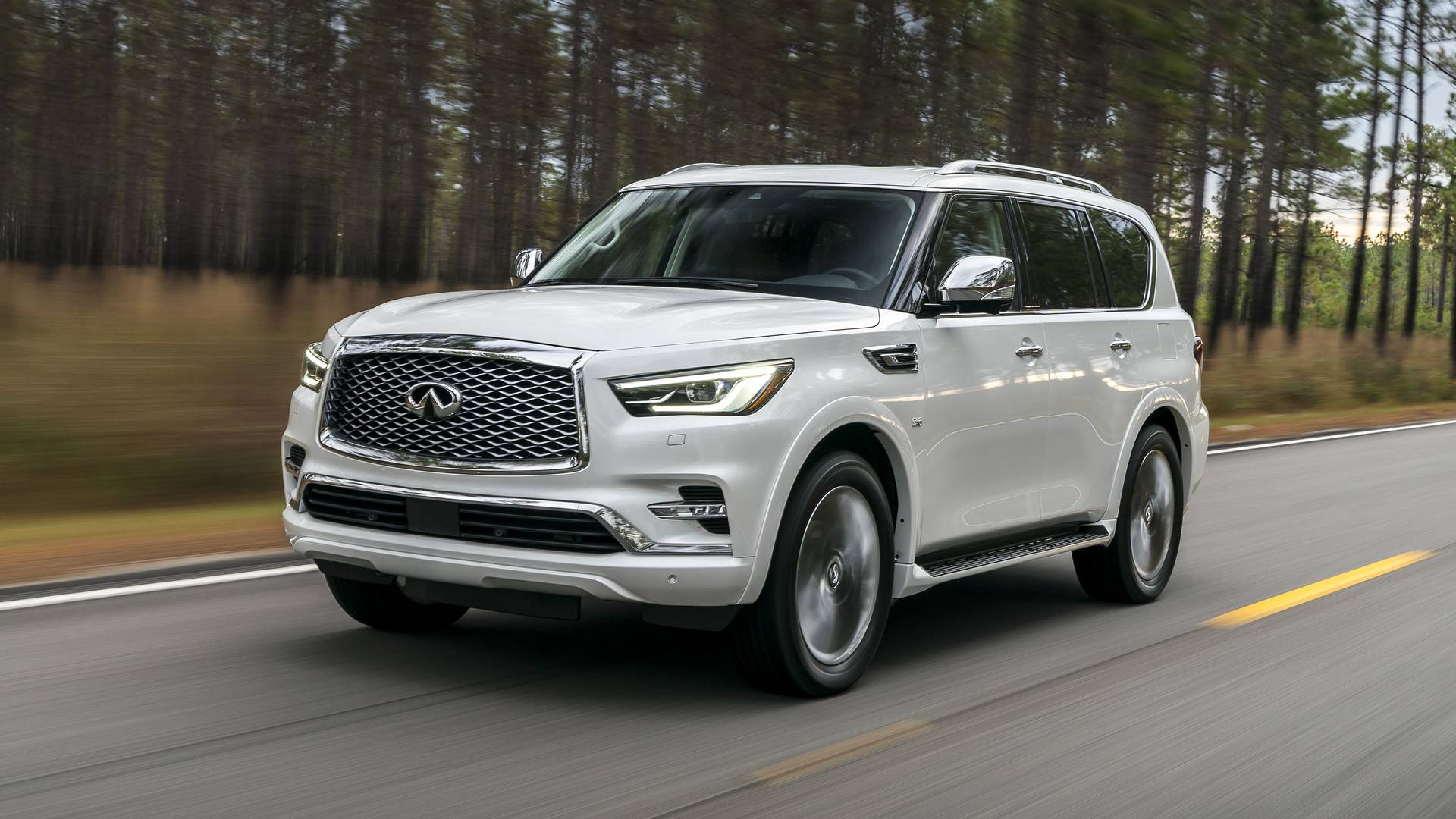 2018款全新英菲尼迪qx80,外观就能征服你