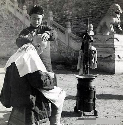 老照片,民国时期老北京街头商贩