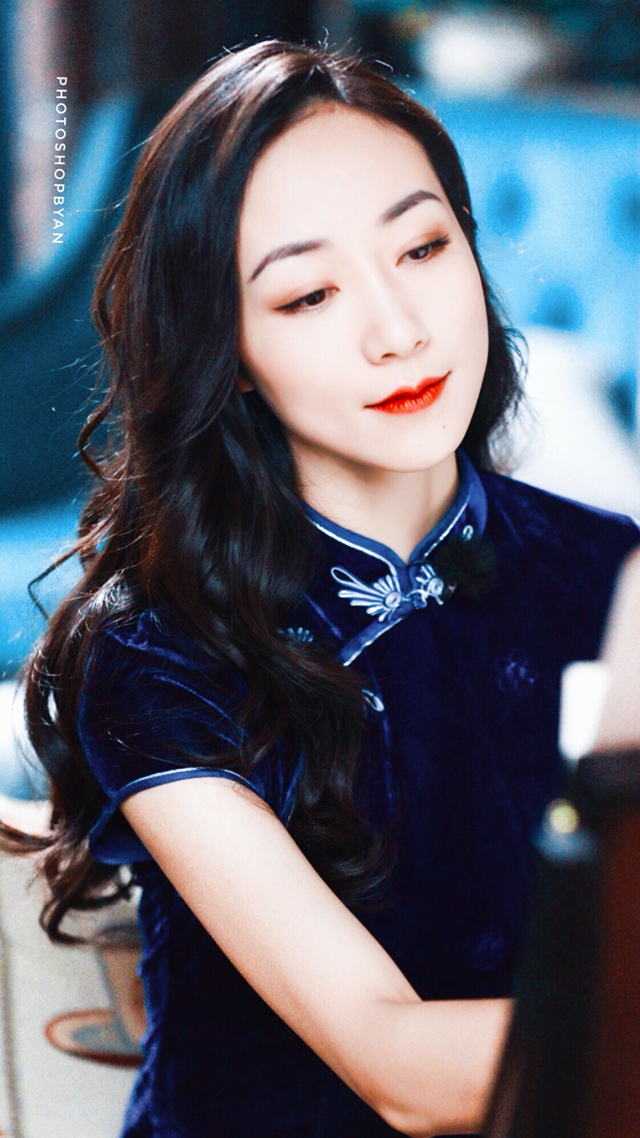 韩雪手机壁纸,穿起民国装比现代装更有韵味的美人