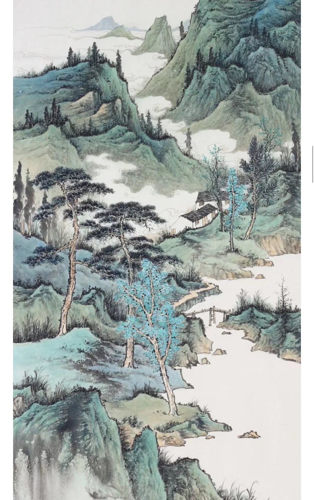 中美协会员传统山水画家「荣小松」