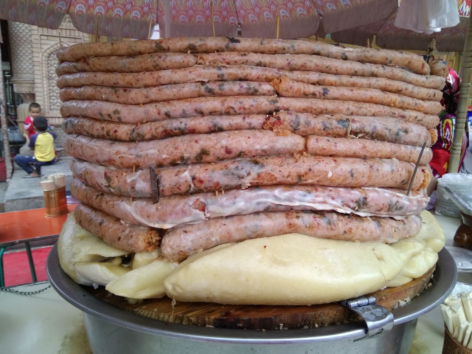 新疆面肺子米肠子图片图片