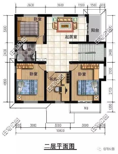 10米x7米自建房设计图图片