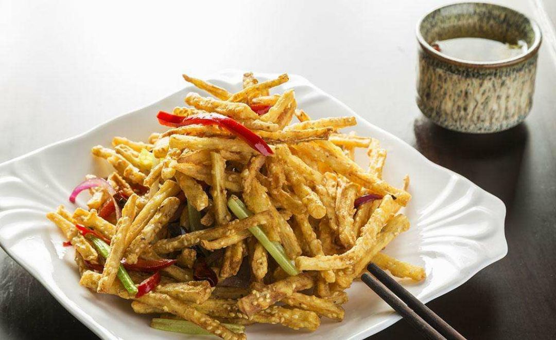 干煸藕丝的家常做法!