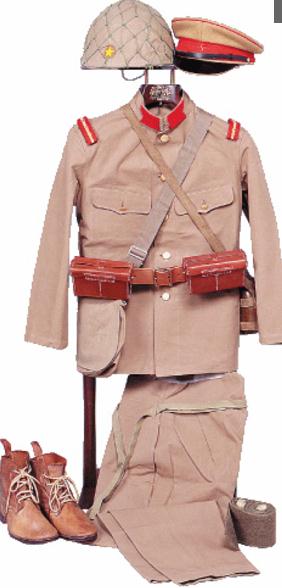 二战日军服装颜色图片