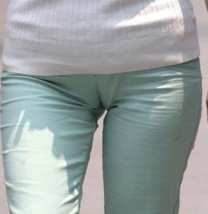 凹凸裤紧身裤夹缝图片