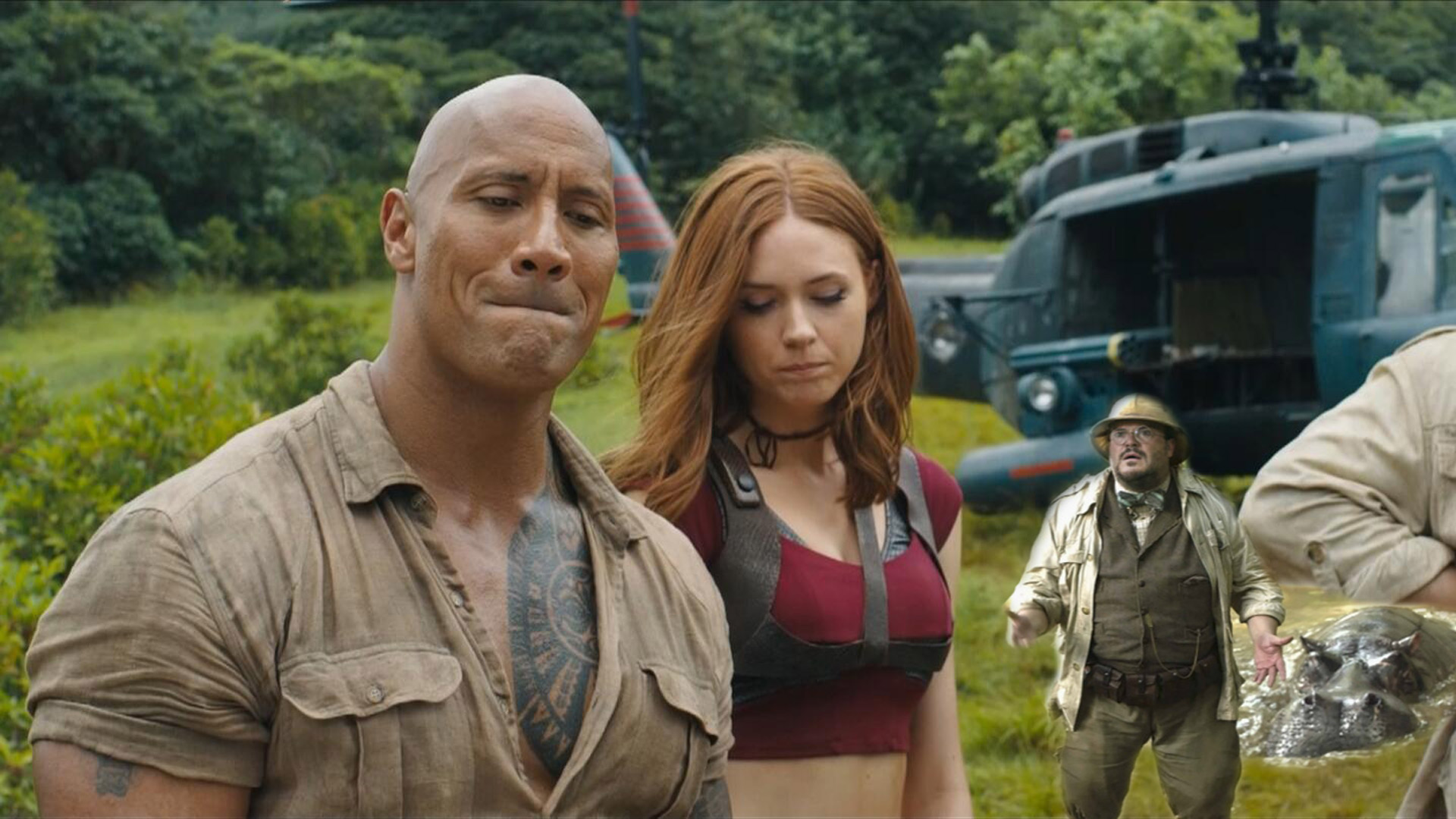 《勇敢者游戏:决战丛林》巨石强森搞怪来袭,卖萌的强森简直了