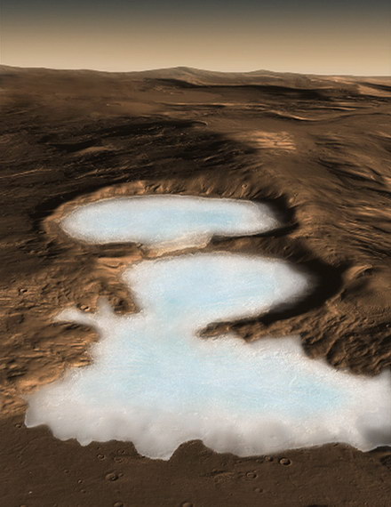 火星极冠图片