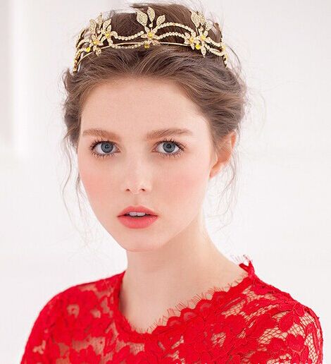 十二星座最适合的新娘皇冠发型,最美最漂亮,你就是女王