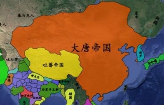 吐蕃帝国地图图片