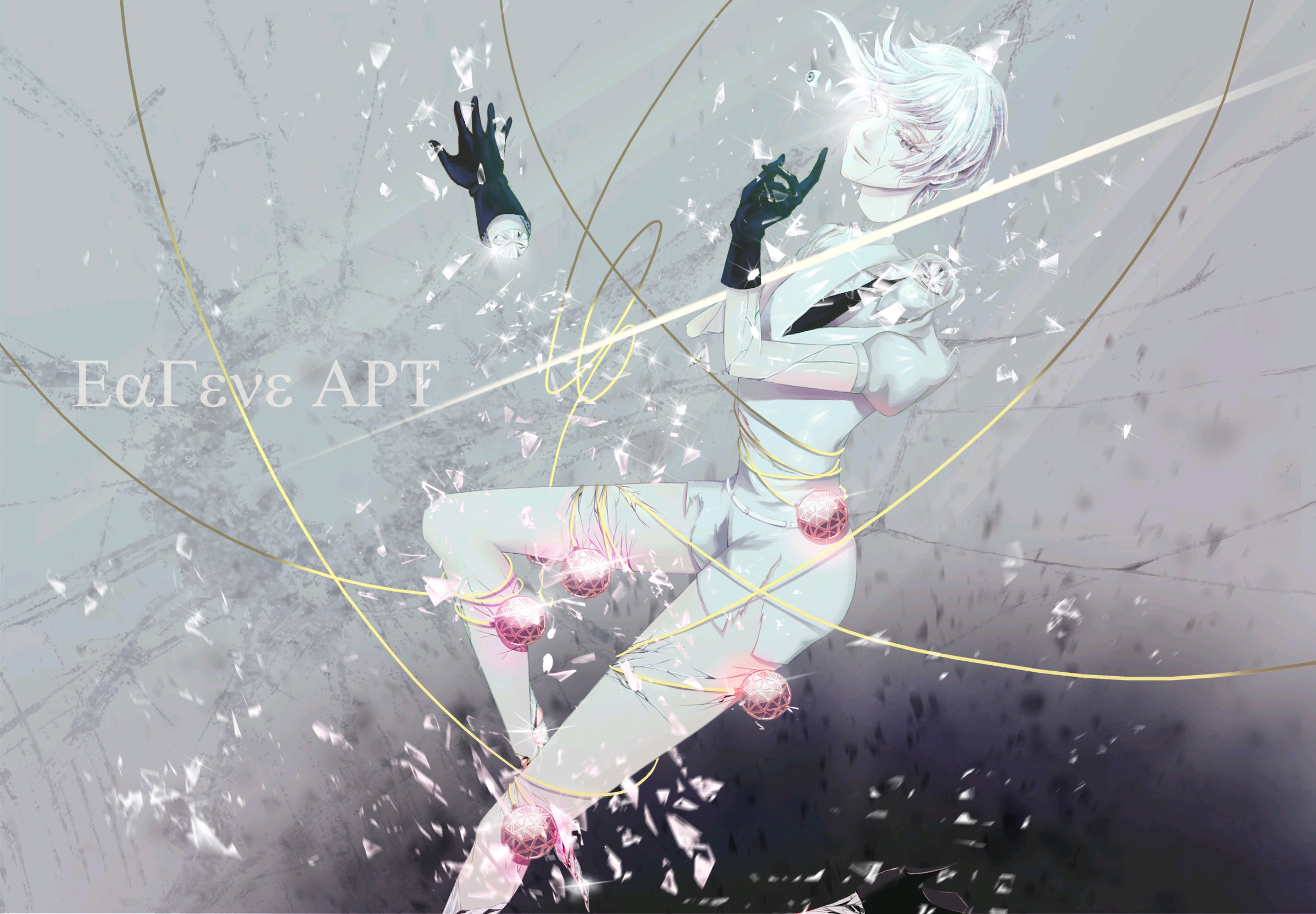 动漫美图,宝石之国壁纸,你们心爱的南极石