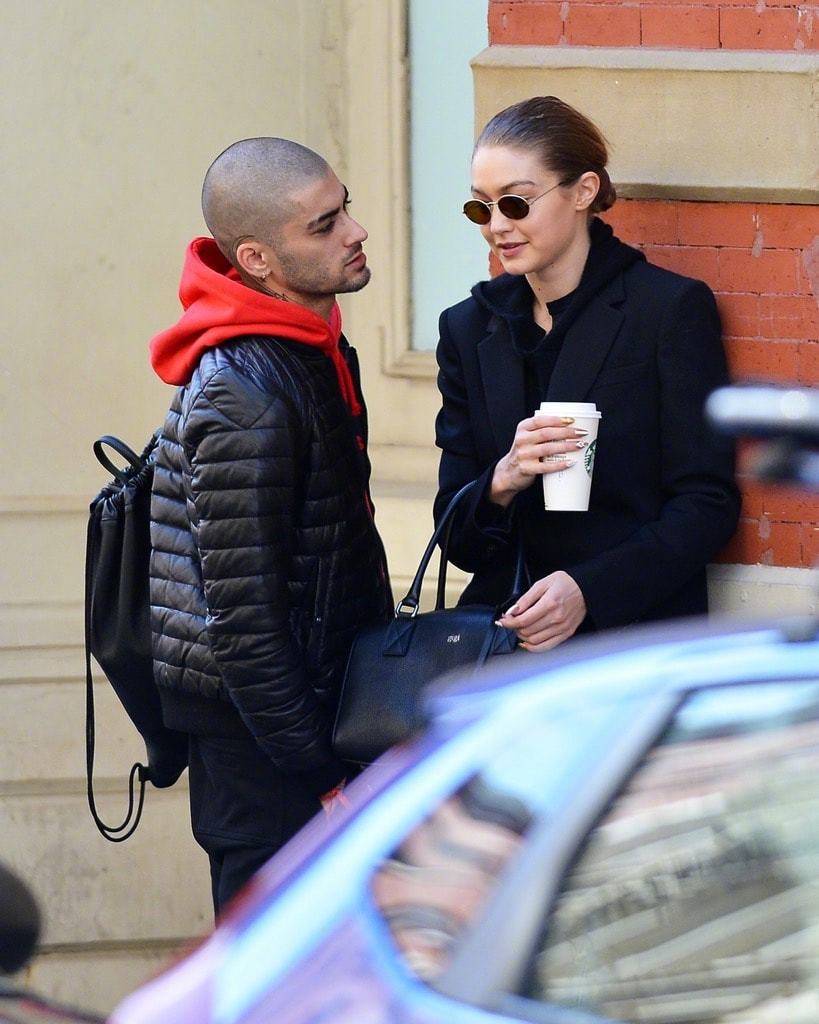 zayn和gigi 在纽约街头热吻 二人疑似高调复合