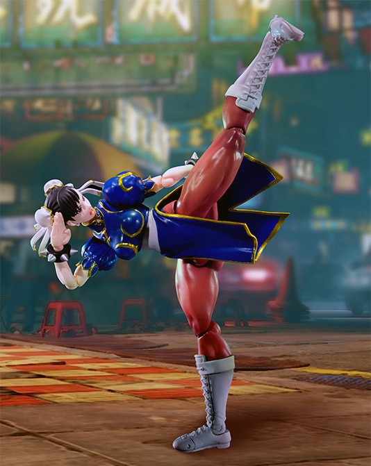 万代 shf 街霸5 street fighter v 春丽 chunli