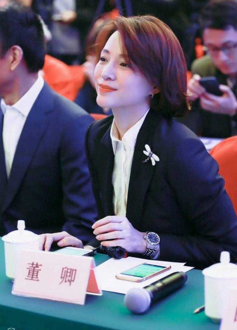 美女主持人董卿照片写真,永远笑的那么甜