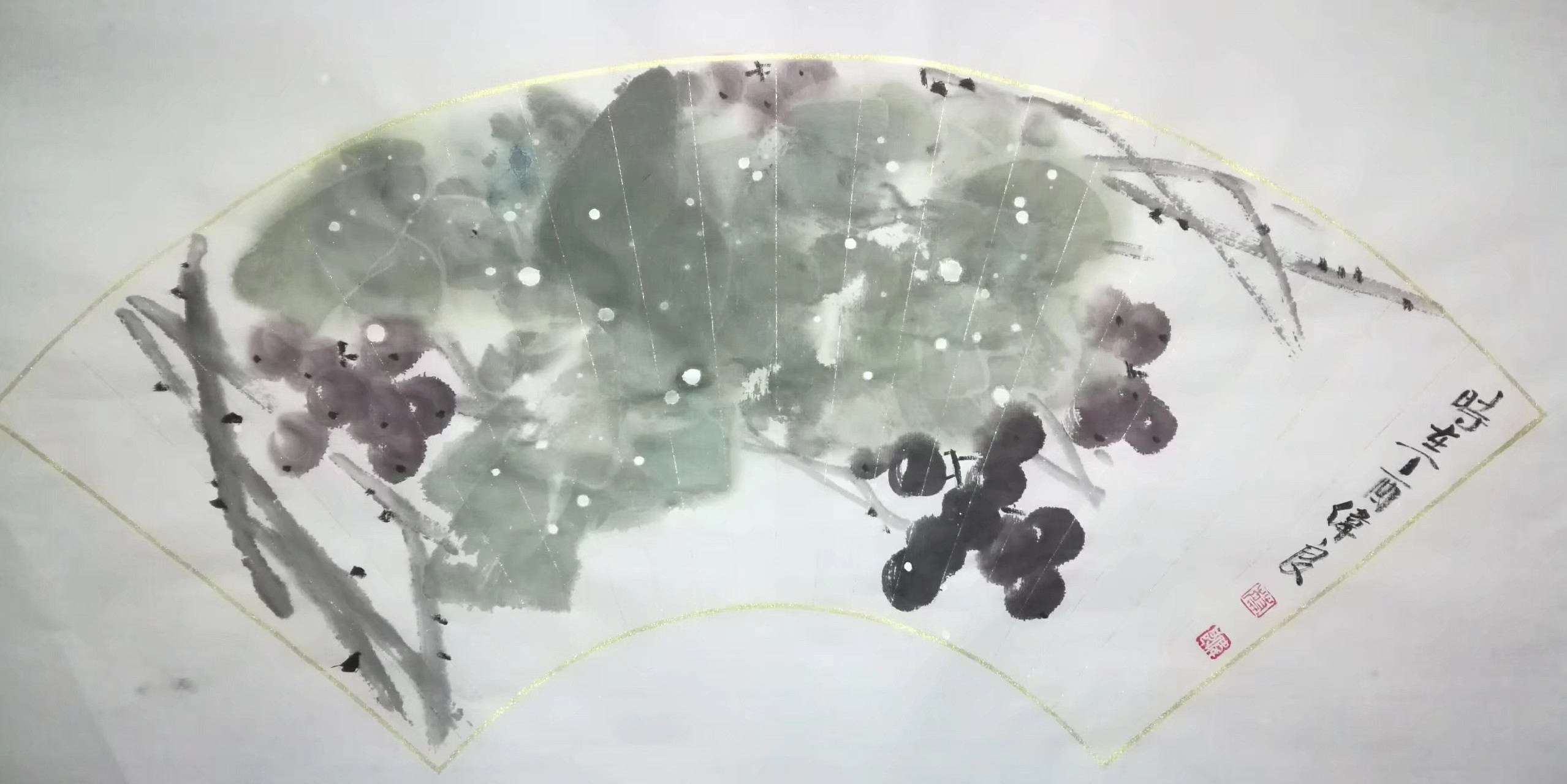 蔡伟良写意葡萄系列