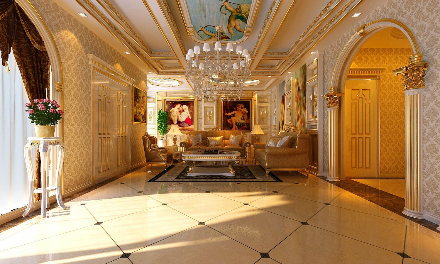 欧洲宫廷装修风格  华丽地不要不要的