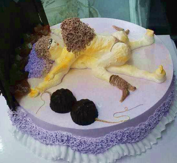 送给女士的流氓蛋糕图片