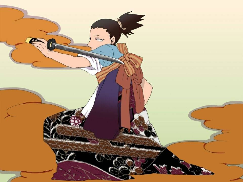 火影忍者:大和民族风壁纸走一波!忍者化身武士,浪人!