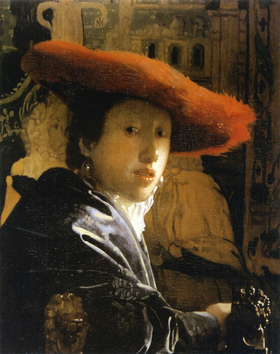 红帽女郎,弗美尔的这个作品你读懂了吗?不妨一看!