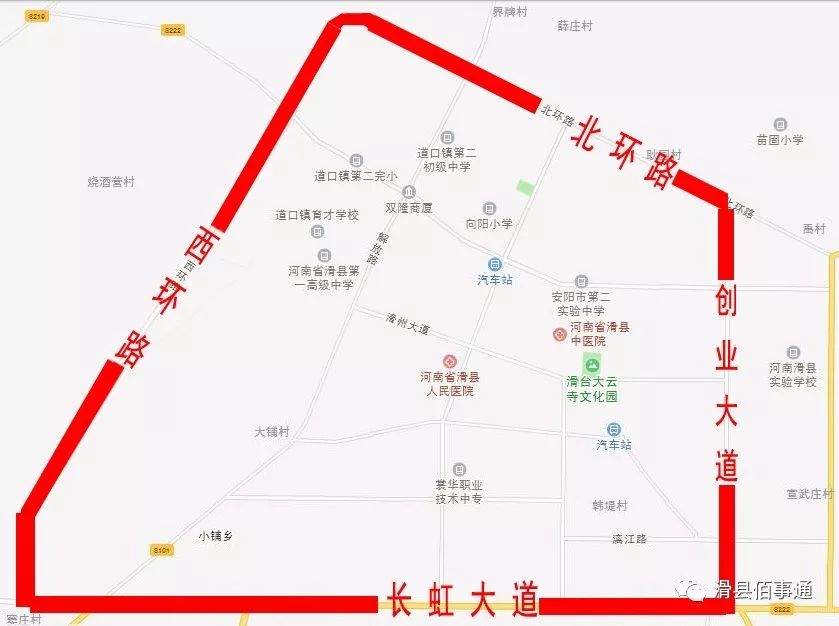 濮阳限行区域地图路段图片