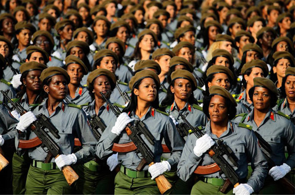 各国女兵阅兵式大盘点,你认为谁最有英姿?