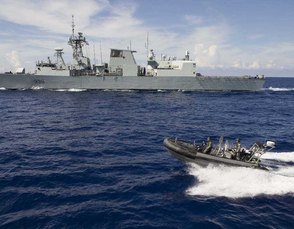 四国军舰进南海 美日加澳举行联演